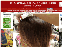 Tablet Screenshot of gianfranco.com